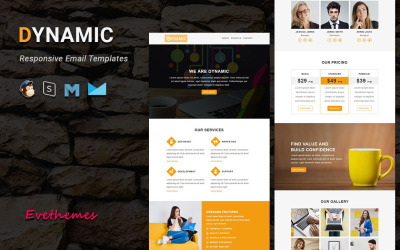 DYNAMIC - Modello di newsletter per email reattivo