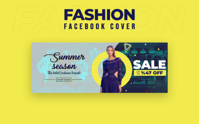 Fashion Facebook Cover Social Media Template
