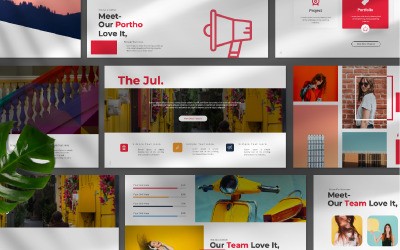Július üzleti prezentáció Google Diák