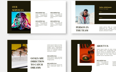 Manda - modelo criativo do Google Slides