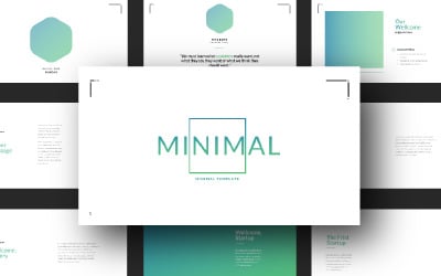 Minimalistisk presentation Google-bilder