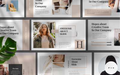 Modello di presentazione PowerPoint di speranza