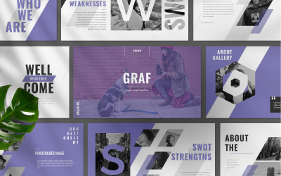 Modello PowerPoint di presentazione GRAF