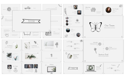 Responsive Rawings Powerpoint #100374