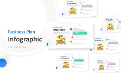 4 шестиугольных варианта шаблон инфографики презентации PowerPoint