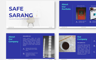 Safe Sarang - Plantilla de PowerPoint de seguros