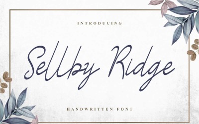 Шрифт Sellby Ridge