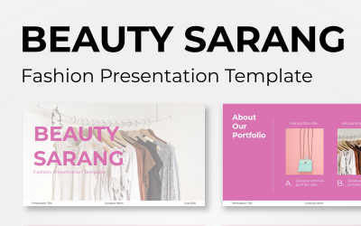 Beauty Sarang - 时尚 PowerPoint 模板