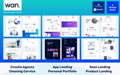Bootstrap Wan - IT Software Service & Agenc Wordpress #100554
