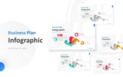 3D Arrows Infographic Presentation PowerPoint template