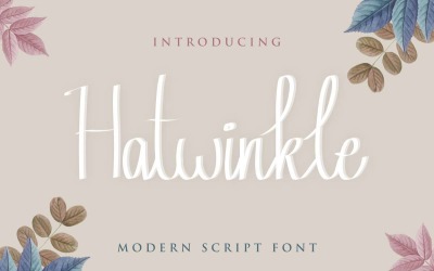 Hatwinkle lettertype