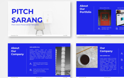 Pitch Sarang - Modello PowerPoint Pitch-Deck
