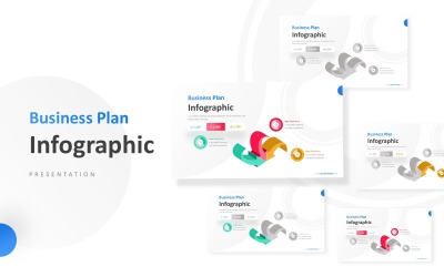 Шаблон 3D Arrows Infographic Presentation PowerPoint