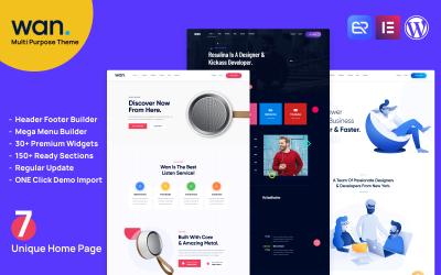Wan - IT 解决方案 WordPress 主题