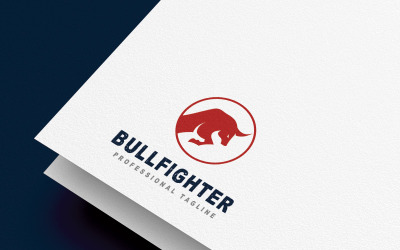 Bullfighter logotyp mall