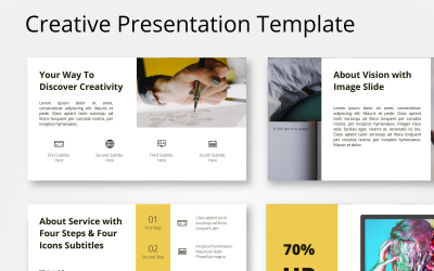 Indah - креативный шаблон PowerPoint