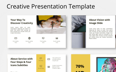 Indah - Kreatywny szablon PowerPoint