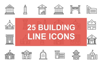 25建筑线图标集