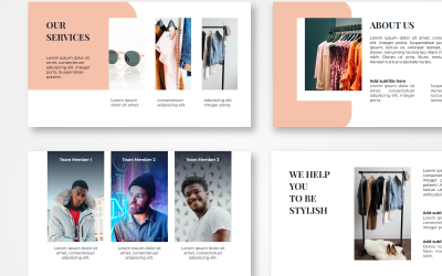Maudy - Fashion PowerPoint template