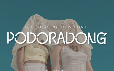 Podoradong typsnitt