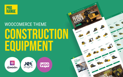 ProRange - Construction Equipment WordPress Theme