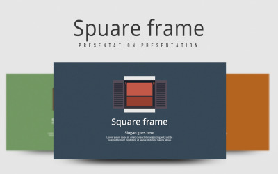 Square Frame PowerPoint template