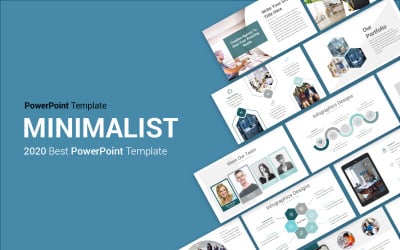极简的PowerPoint模板