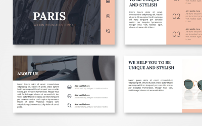 Paris - Fashion PowerPoint template