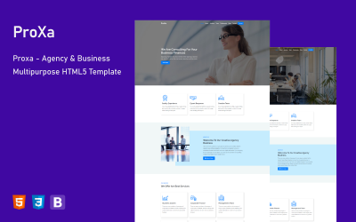 Proxa - Agency &amp;amp; Business Multipurpose Landing Page Mall