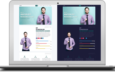 Psume - One Page Personal Portfolio & Resume HTML №100703