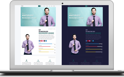 Psume - Egyoldalas személyes portfólió és folytatás HTML webhelysablon