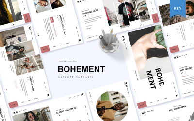 Bohement - шаблон Keynote