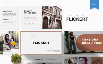 Flickert - шаблон Keynote