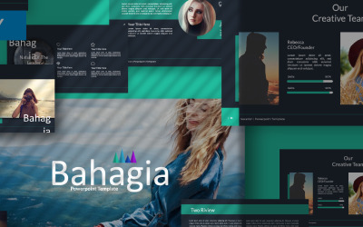 Bahagia PowerPoint-Vorlage