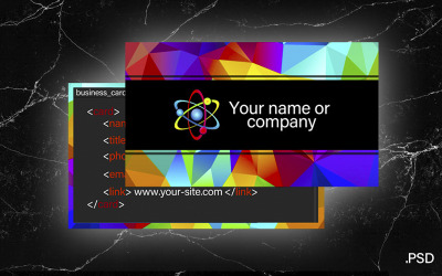 Business card For IT Professionals - Corporate Identity Template