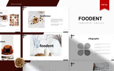 Foodent | Szablon programu PowerPoint