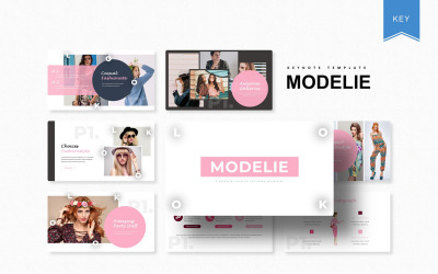 Modelie - шаблон Keynote