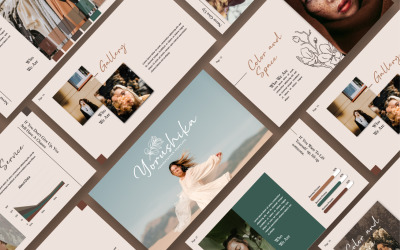 Modello di presentazione di Yorushika PowerPoint