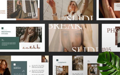 Modello di presentazione PowerPoint Montana