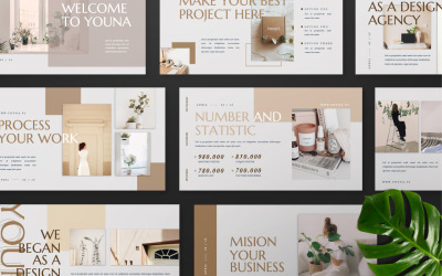 PowerPoint-Vorlage für die Youna-Präsentation