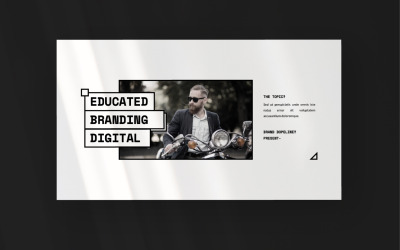 Шаблон PowerPoint для презентації бренду DOPELINE