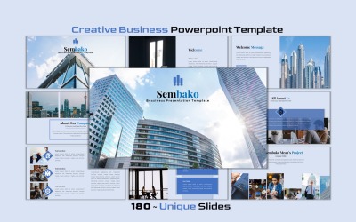 Sembako - kreativní obchodní šablona PowerPoint