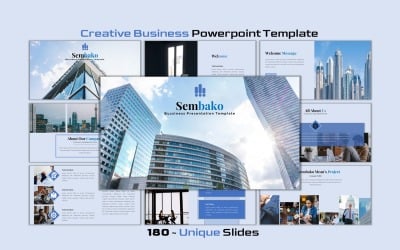 Sembako - modelo de PowerPoint de negócios criativos