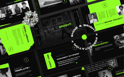 SHINE_BRIGHT PowerPoint sablon