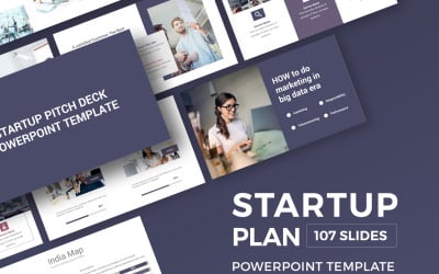 Startpitch Deck PowerPoint-mall