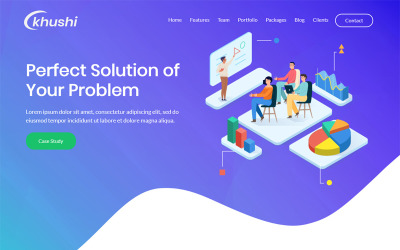 Khushi - One Page Parallax WordPress theme