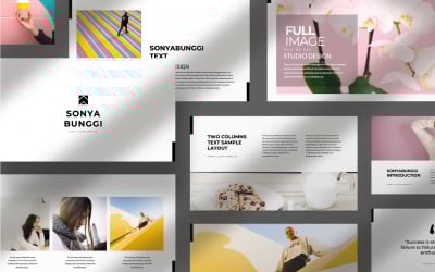 Prezentacja Sonya Bunggi - szablon Keynote
