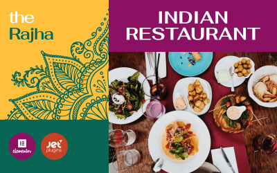 Rajha - indická restaurace WordPress téma