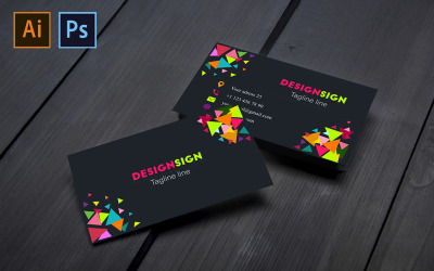 Business Card for Your Company or Business - Corporate Identity Template