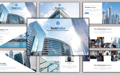 Business Pack-paket 2 i 1 PowerPoint-mall